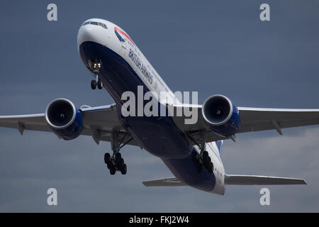 British Airways aeromobili Boeing 777 Foto Stock