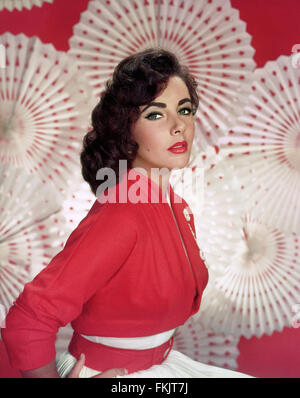 Ritratto di Elizabeth Taylor Foto Stock