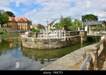 Street View di Bamberg, Germania Foto Stock