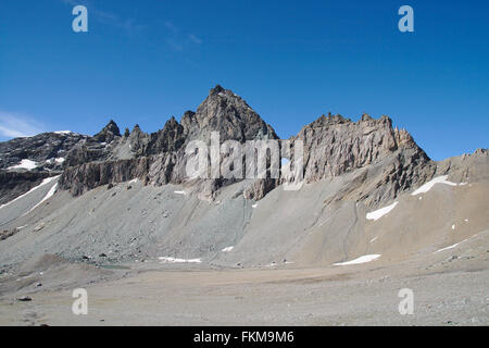 Glarona spinta, Tschingelhörner, Glarona Alpi, Svizzera Foto Stock