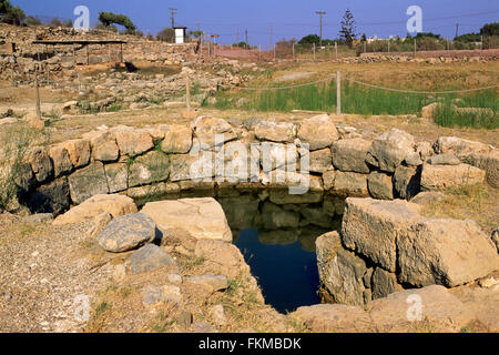 Grecia, Creta, Zakros, antico palazzo minoico Foto Stock