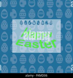 Felice Pasqua Banner. Illustrazione Vettoriale