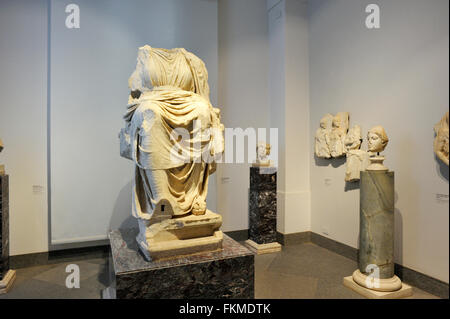 Italia, Roma, Colle Palatino, Museo dell'Antiquarium, statue romane Foto Stock