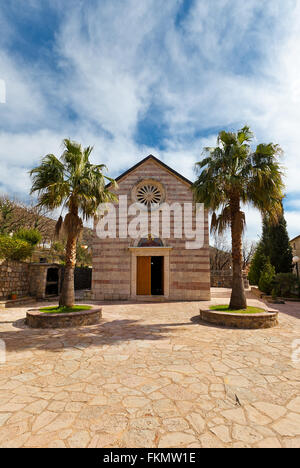 Chiesa dell Assunzione della Vergine Maria in Podostrog (o) Podmaine Monastero a Budva, Montenegro Foto Stock