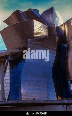 Museo Guggenheim di Frank O. Gehry. Bilbao. Vizcaya. Spagna Foto Stock