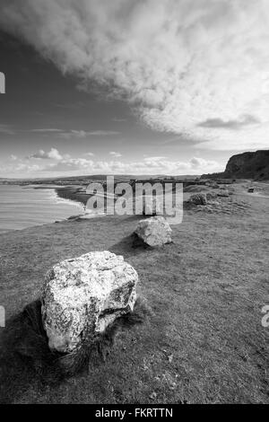 Po' Ormes testa a Penrhyn Bay il Galles del Nord Foto Stock