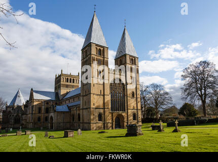 Southwell Minster, Nottinghamshire Foto Stock