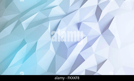 Abstract 3d rendering dello sfondo. Techno bassa triangolare poli dello sfondo. Foto Stock