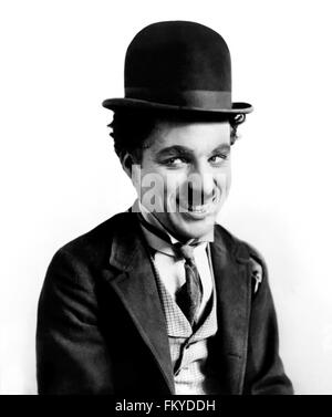 Charlie Chaplin come il barbone, 1915 Foto Stock