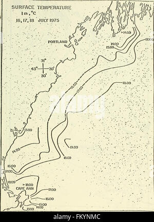 Una caratterizzazione ecologica delle zone costiere Maine (a nord e a est di Cape Elizabeth) (1980) Foto Stock