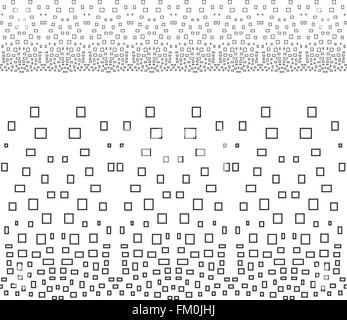 Set di vettore modellato in filigrana spazzole Illustrazione Vettoriale