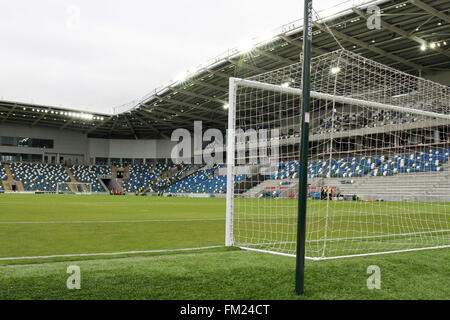 La National Football Stadium, Windsor Park , Belfast, Irlanda del Nord. Foto Stock