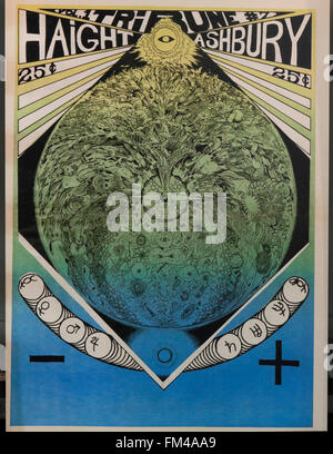 Haight Ashbury giornale Tribune coperchio, circa 1967 - USA Foto Stock