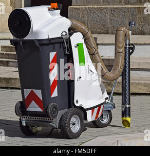 Vuoto street cleaner macchinari Foto Stock