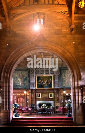 Kings Hall, Bamburgh Castle, Northumberland Foto Stock