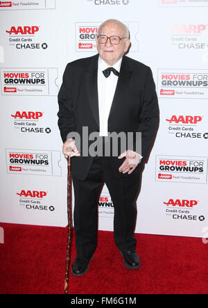 AARP del filmato per gli adulti Awards con: Ed Asner dove: Beverly Hills, in California, negli Stati Uniti quando: 09 Feb 2016 Foto Stock