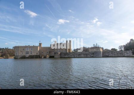 Il Castello di Leeds, Kent, 'il castello più belle nel mondo intero" (Lord Conway) noto anche come "Le signore del castello. Foto Stock