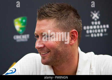 Michael Clarke headshot la squadra australiana del grillo Brisbane Australia Foto Stock