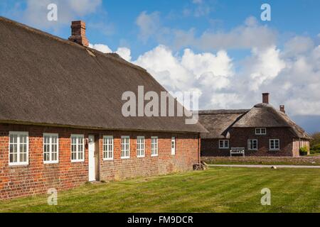 Danimarca, nello Jutland, Danese Riviera, Hvide Sande, tradizionale agriturismo Foto Stock