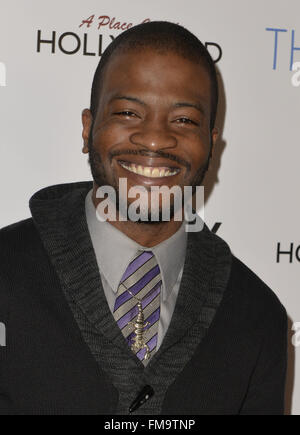 Hollywood, California, USA. 10 marzo, 2016. Thomas nero. Quinto annuale LANY Miscelatore di intrattenimento tenutasi a San Felix Hollywood. Photo credit: Koi Sojer/AdMedia © Koi Sojer/AdMedia/ZUMA filo/Alamy Live News Foto Stock