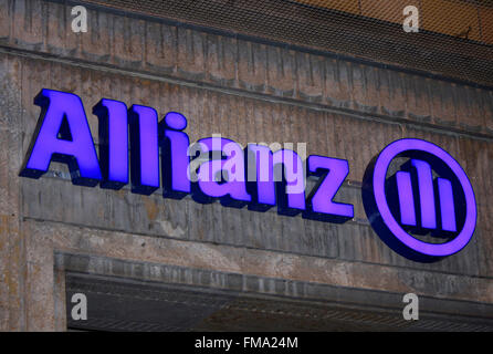 Markenname: "Allianz', Berlino. Foto Stock