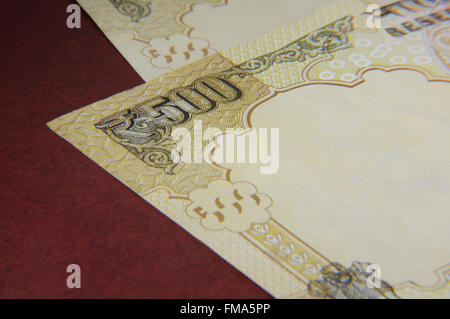 La valuta indiana rupee note (valuta indiana) Foto Stock