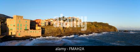 Francia, Pirenei orientali, Collioure, Moure district Foto Stock
