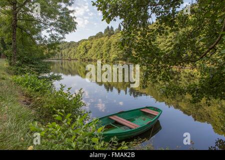 Francia, Indre, Creuse Valley vicino a Badecon le Pin Foto Stock