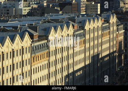 Francia, Bouches du Rhone, Marsiglia, area euromediterranee, La Joliette district, Euromediterranee Boulevard, Les Docks Foto Stock