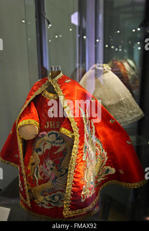 Nel museo del Bambino Gesù di Praga, la chiesa di Santa Maria della Vittoria di Malá Strana, Praga, Repubblica Ceca. Foto Stock