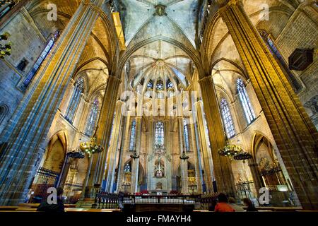 In Spagna, in Catalogna, Barcellona, Cattedrale di Barcellona Foto Stock