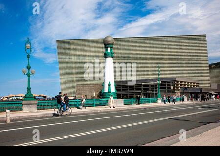 Spagna, Paesi Baschi, Guipuzcoa provincia (Guipuzkoa), San Sebastian (Donostia), capitale europea della cultura 2016, Kursaal Foto Stock