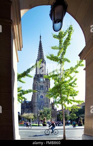 Spagna, Paesi Baschi, Guipuzcoa provincia (Guipuzkoa), San Sebastian (Donostia), capitale europea della cultura 2016, Buen Pastor Foto Stock