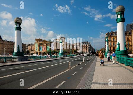 Spagna, Paesi Baschi, Guipuzcoa provincia (Guipuzkoa), San Sebastian (Donostia), capitale europea della cultura 2016, Kursaal Foto Stock