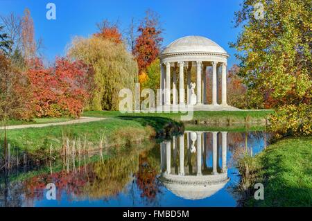 Francia, Yvelines, Versailles, palazzo di Versailles elencati come patrimonio mondiale dall' UNESCO, Maria Antonietta's wagon, giardini di Foto Stock