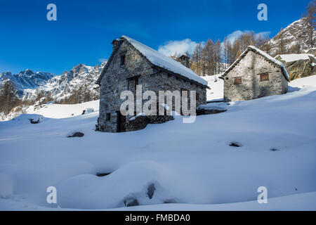 Alpe Devero, Ossola, VCO, Piemonte, Italia Foto Stock