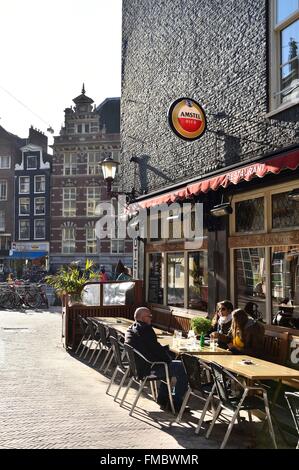 Paesi Bassi Olanda Settentrionale, Amsterdam, centro storico, Hotel Café Corner House Foto Stock