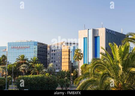 Francia, Alpes Maritimes, Nizza, Arenas Centro Business Foto Stock
