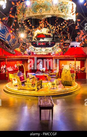 Francia, Parigi, Pavillons de Bercy, il Musee des Arts Forains (Museo delle arti della Fiera) Foto Stock