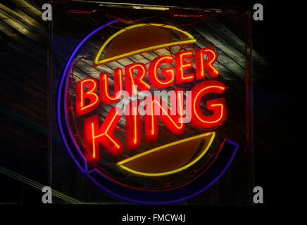 Markenname: 'Burger King', Berlino. Foto Stock