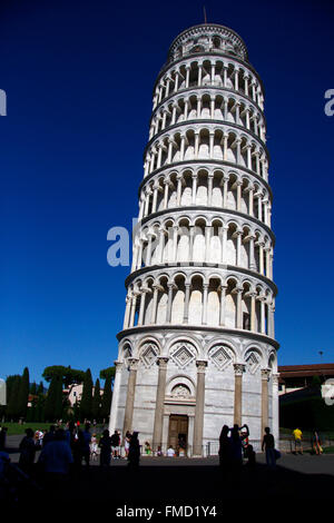 Schiefer Turm von Pisa, Pisa, Italien. Foto Stock