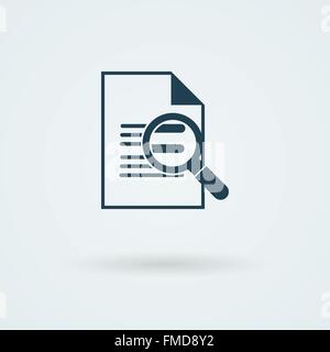 Vettore icona Ricerca. Illustrazione Vettoriale