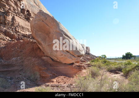 Scena da intorno ai quattro angoli / Monument Valley zone del sud-ovest degli Stati Uniti. Foto Stock