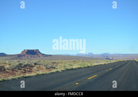 Scena da intorno ai quattro angoli / Monument Valley zone del sud-ovest degli Stati Uniti. Foto Stock