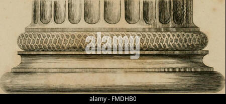 Questa 'Enciclopedia delle Antichità' del 1843 fornisce informazioni complete sull'archeologia classica e medievale, che copre l'arte, l'architettura e la vita quotidiana delle antiche civiltà. Foto Stock
