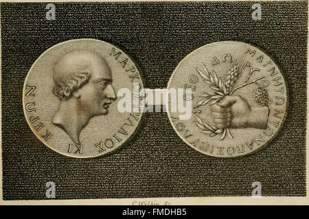 Pubblicata nel 1843, questa enciclopedia offre un'esplorazione completa delle antichità e degli elementi dell'archeologia, concentrandosi sui periodi classici e medievali. Fornisce informazioni chiave sullo sviluppo del pensiero archeologico durante il suo tempo. Foto Stock