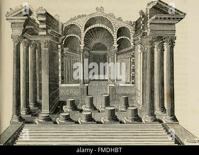 L'Encyclopedia of Antiquities (1843) fornisce una guida completa all'archeologia dei periodi classici e medievali, comprese descrizioni dettagliate di manufatti, architettura e pratiche culturali. Foto Stock