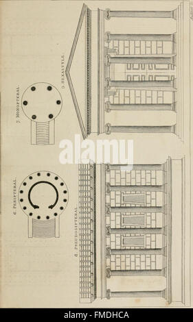 Questa enciclopedia del 1843 fornisce informazioni complete sulle antichità del periodo classico e medievale, offrendo approfondimenti sulle scoperte archeologiche e sui manufatti storici. Foto Stock