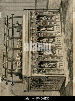 Questa enciclopedia del 1843 fornisce una panoramica completa dell'archeologia classica e medievale, coprendo manufatti antichi, monumenti e culture delle civiltà passate. Foto Stock