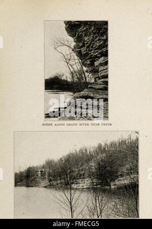 Muskogee e nel nordest Oklahoma, comprese le contee di Muskogee, McIntosh, Waggoner, cherokee, Sequoyah, Adair, Delaware, Mayes, Rogers, Washington, Nowata, Craig, e Ottawa (1922) Foto Stock